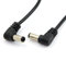 chenyang CY DC Power 5,5 x 2,1 mm/2,5 mm mâle vers 5,5 2,1/2,5 mm mâle câble de prise coudé à 90 degrés 24 AWG 60 cm