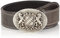 Werner Trachten Unisex Trachtengürtel Gürtel, Braun (braun 502), 90 cm