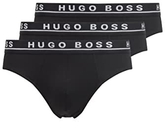 BOSS Herren Brev 3p Co/EL Slips, Black (-001), L EU