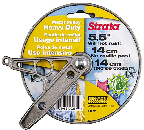 Strata 90287 55 Stand MTL Pulley, Silver, 5.5''