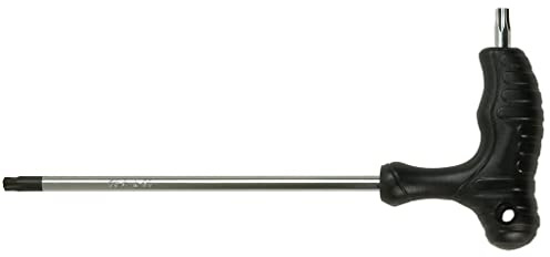 SW-Stahl 31660L-T30 T-Griff TX-Schraubendreher - T30 x 150 mm | Hochwertiger Winkelschraubendreher aus Chrom-Vanadium-Stahl - Mit Aufhängeloch und ergonomischem T-Griff