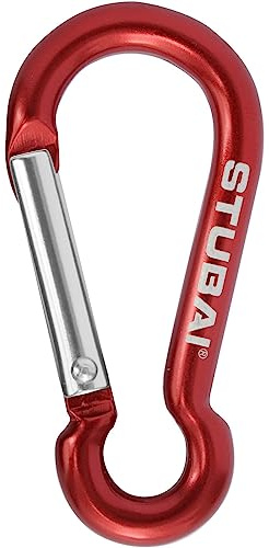 Attach El Stubai Sports Mini Karabinerhaken, rot, 10 g