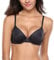 Wingslove Damen Push Up BH mit Bügel Body Make-up T-Shirt BH Alltag Basic Komfort Leicht gepolsterter BH (Schwarz 36C)