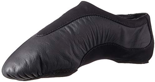Bloch Dance Pulse Jazz-Schuh für Damen, aus Leder und Neopren, Geteilte Sohle, schwarz, 39 EU
