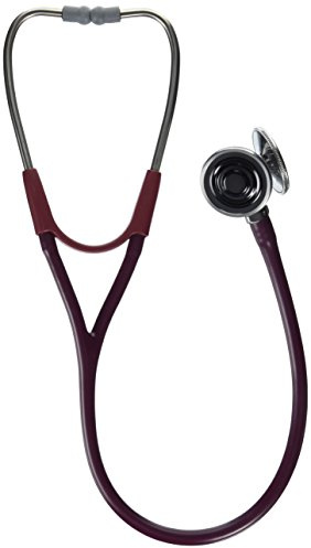 Welch Allyn 5079-322 Harvey DLX Stethoscopes, Triple Head, 28 Burgundy