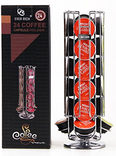 Ever Rich ® COFFEE POD ROTATING HOLDER FOR DOLCE GUSTO COFFEE PODS