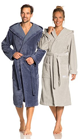 Vossen Damen & Herren Bademantel Lynn ivory XXL