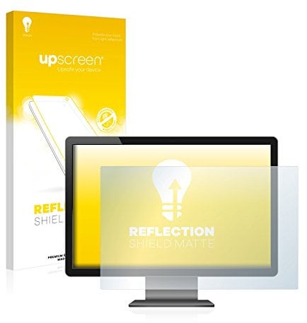 upscreen 27 Entspiegelungs-Schutzfolie für 27,0 Zoll Standardgrößen (68.6 cm) [598 x 336 mm, 16:9] – Anti-Reflex Displayschutz-Folie Matt
