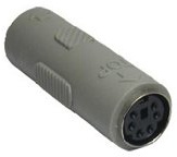 Adaptateur 6 broches mini-DIN femelle vers femelle de Aptii