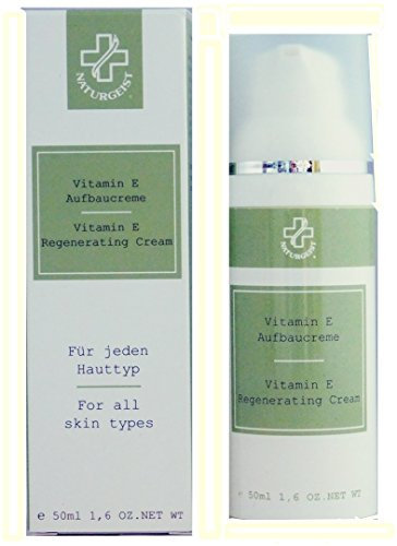 Hagina Vitamin-E-Aufbaucreme 50ml, Nachtcreme, Frei von Mineralölen, PEGs und chemischer Konservierung