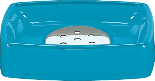 Kleine Wolke 5061766853 Seifenschale Easy, Accessoires, türkis, 118x28 mm