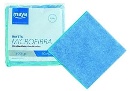 Maya Professional Tools 07019-V - Bayetas profesionales de microfibra, 300 g, 5 unidades