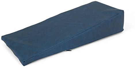 AFH Armlagerungskeil Quality | ca. 50 x 20 x 2-10 cm | hochwertiger Kunstlederbezug (blau-türkis)