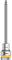 Wera 05003851001 8767 C HF TORX Embouts à douille TORX HF Zyklop à emmanchement 1/2 avec fonction de retenue, TX 25 x 140 mm, Argent/jaune