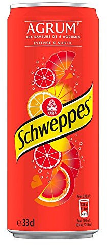 Schweppes Agrum' boîte slim 6 x 33 cl