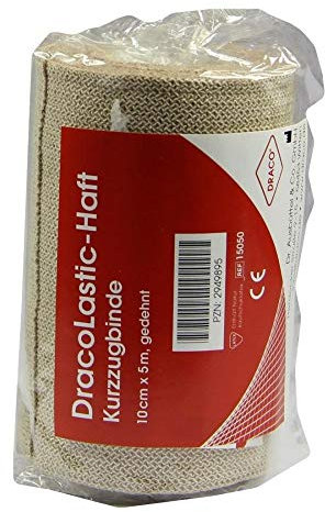 DRACOLASTIC Haft Kurzzugbinde 10 cmx5 m 1 St