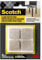 Scotch SP844 SP844-NA Felt Furniture Pads, Beige, Square 1