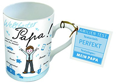 PPD Porzellan Henkelbecher Tasse Weltbester Papa