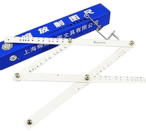MorningRising Artists Plexiglass Pantograph Artist Drawing Tool Reducer Enlarger Recreate Copy 10 Times Scaling Ruler