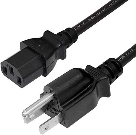 Dexlan Cordon électrique secteur- UK 1.8 m Noir