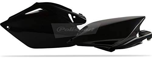 Honda CRF250R - Startnummerntafeln seitlich Paar Schwarz - Modelles 2006-09