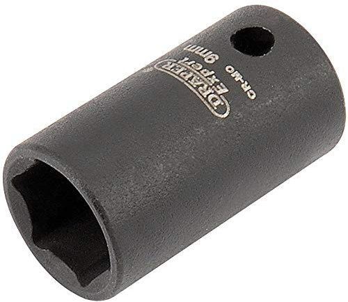 Draper 5013 1/4 Square Drive Hi-Torq 6 Point Metric Impact Socket, 9 mm Size