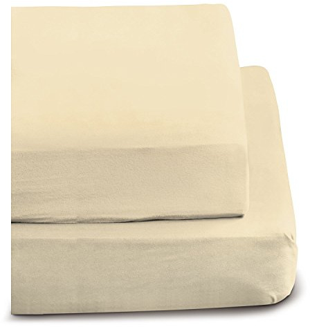 Irisette 0006_40_148647 Merkur, Biber-Betttuch, 150 x 250 cm, gelb