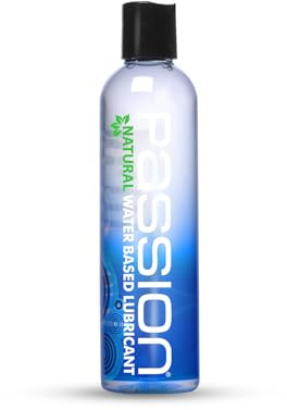 Passion Natural Water-Based Personal Lubricant, for Men & Women - 8 Fl Oz