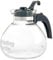 Borosilicate Glass Stove Top Whistling Tea Kettle - 12 Cup/48oz Capacity - BPA-Free - German Made Glass Kettle for Gas, Electric, and Glass Ranges