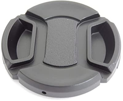 vhbw Bouchon d'objectif 43 mm Compatible avec Fujifilm XF 35 mm F2 R WR Appareil Photo - Plastique Noir, poignée Interne
