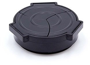 vhbw Automatik Objektivdeckel kompatibel mit Olympus XZ-1, XZ-2, XZ1 Kamera - Kunststoff, schwarz