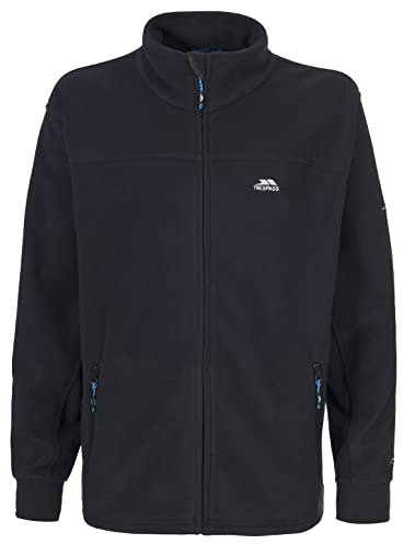 Trespass Bernal - Felpa in pile, da uomo, Uomo, Bernal, Black, XS