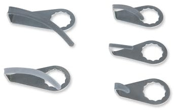 KS Tools Schaberklinge für KS Tools Druckluft Oszillationsschneider 515.5094 I 36 mm Länge I Geschwungene, gebogene Ziehklinge aus Spezial-Werkzeugstahl