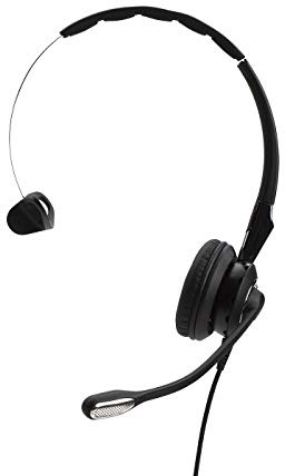 Jabra Biz 2400 II USB-A BT MS On-Ear Mono Headset - Microsoft Skype for Business optimierter Noise-Cancelling Kabel-Kopfhörer mit HD Voice und Bluetooth Bedieneinheit