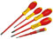 Stanley Tools STA062694 062694 Fat Max VDE Insulated Plus Minus Screwdriver - Yellow (Set of 5)