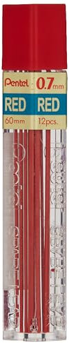Pentel Mine, 0,7 mm, 12/TB, Rot (PENPPR7)
