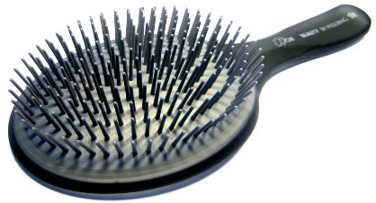Pfeilring Alpha-Ion -Große Haarbürste mit Nylonstiften (schonend ionisierten Kunststoffborsten), 24 cm