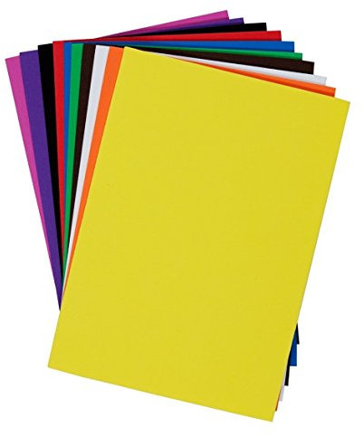 Craft Planet - Juego de planchas de gomaespuma (10 Unidades, tamaño A5)