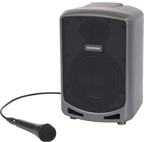 Samson Expedition Express+ – Tragbare Soundanlage – 75 W – Bluetooth – mit kabelgebundenem Mikrofon