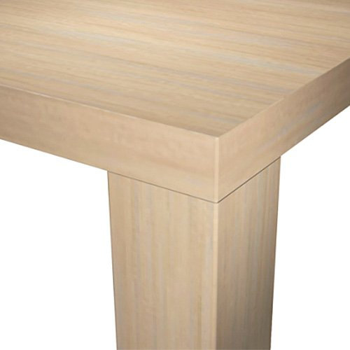 Rujz Design 66-2116D Tischbeine Holz 100x100 Nussbaum, 4-er Set inkl. Befestigungsystem