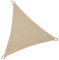 nesling Coolfit Sonnensegel (Dreieck 3,6m x 3,6m x 3,6m, Altweiss) Sonnenschutz, Wasser und Wind durchlässig, UV-beständig
