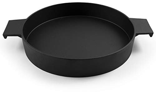 Kamasada Gusseisenpfanne. Rund, 30 cm, 5,5 cm Hoch. Eisenpfanne. Induktion, Induktions-Herd, Ceran, Gas, Backofen, BBQ