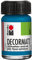 Marabu 14010039056 - Decormatt Acryl Cyan 056, 15 ml, samtmatte Acrylfarbe auf Wasserbasis, cremig und farbintensiv, speichelfest, wetterfest, zum freien Malen und Schablonieren