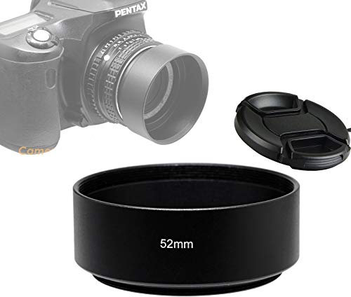 Fotasy 52MM metal lens hood for Nikkor AF 35mm f/2 35mm f/1.4 Nikkor 50mm f/1.8 50mm f/1.4 standard lens