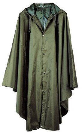 Baleno Herren Regenponcho Tornado, Grün (khaki), S/M
