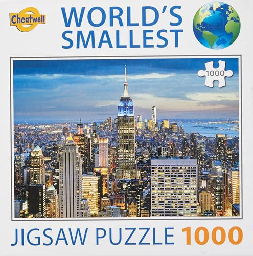 Cheatwell Games 658 13237 EA World's Smallest Puzzles New York, red, 1000