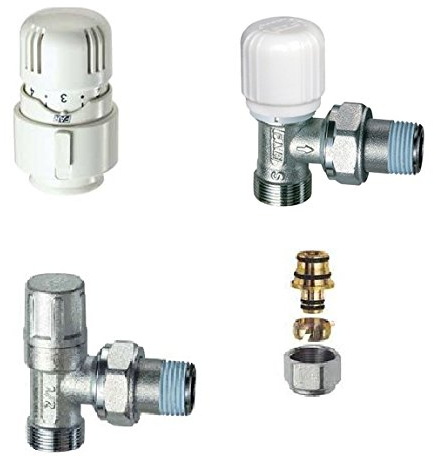 Kit Valvola Termostatica + detentore FAR