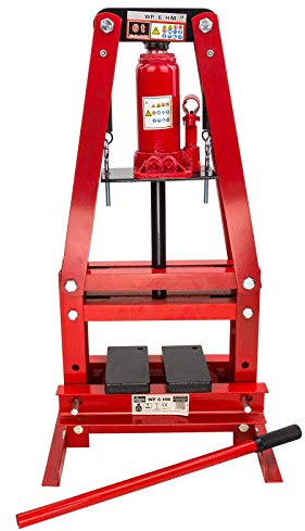 Dema Werkstattpresse, Hydraulikpresse 6 t, Lagerpresse, hydraulische Presse für Werkstatt und Reparaturen, robust und leistungsstark