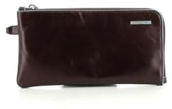 Piquadro Herren Pochette da polso in Pelle Handtasche, Mogano