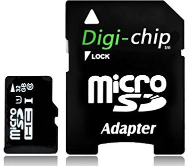 Digi Chip 32GB Micro-SD Class 10 Memory Card For Samsung Galaxy A8, Galaxy V Plus and Galaxy Core Prime Mobile Phones